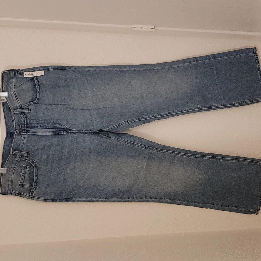 Old Navy acid washed bootcut denim jeans 38x32 brand new with tags - Picture 3 of 6
